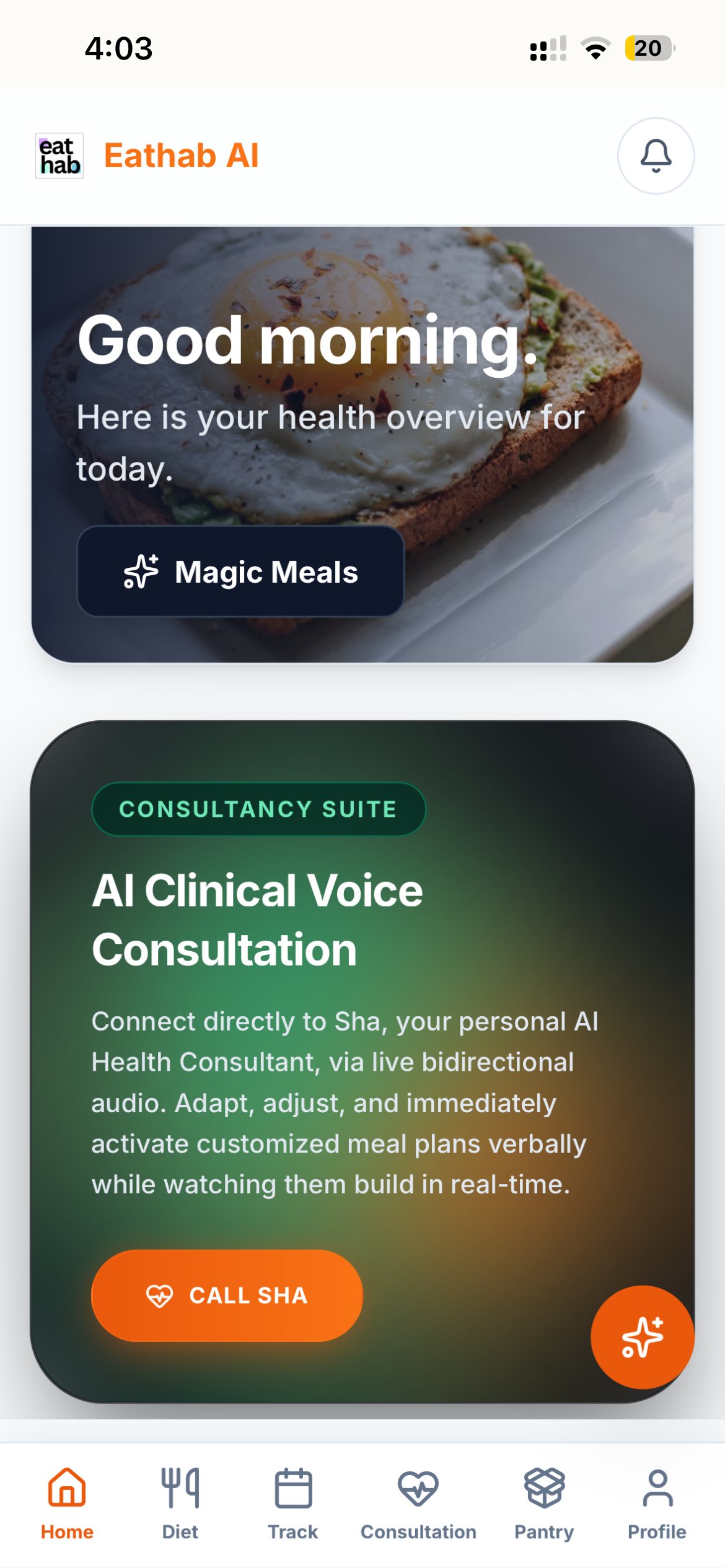 Eathab app